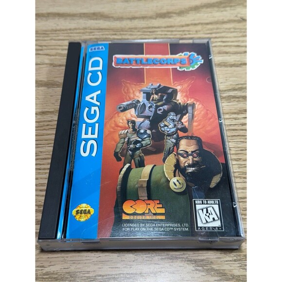 Battlecorps (Sega CD,‎ 1993) CIB Complete w/ Manual Tested - Picture 1 of 3